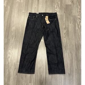 NEW Levis 569 Loose Straight Leg Jeans NWT Mens 38x30 Blue Dark Wash Baggy